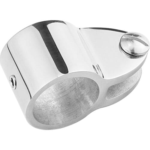 Boat Bimini Top Hinge Rail Clamp Mount 1 inch 25mm Stainless Steel