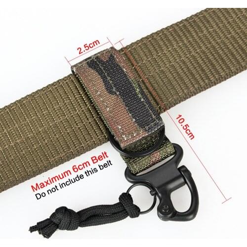 Tactical belt accessories belt sling maximum 6cm belt Ring hook up For belt GZ33-0048