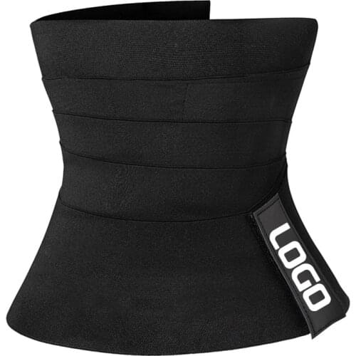 YAGIMI Women Slimming Waist Trainer Logo Print Shaperwear Belt Tummy Wrap Bands Cincher Body Shaper Fajas Control Strap Fajas