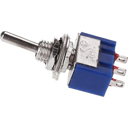 2-Way 3-Pole On/On Mini Toggle Switch Electric Guitar Accessoru