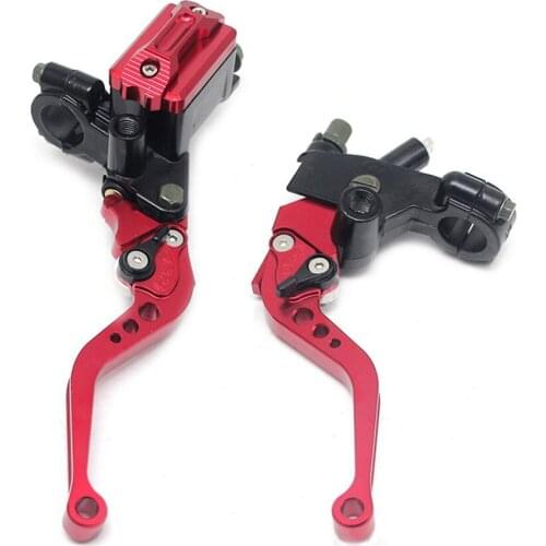 22cm 7/8 Motorcycle Master Cylinder Levers Hydraulic Brake Pump Clutch Lever Reservoir For yamaha xt 600 pcx 125 xmax 300 yz