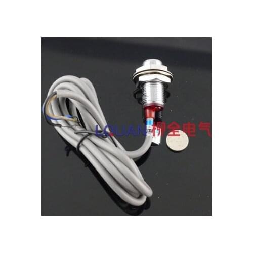 5PCS NJK-5002C NJK-5002D NJK-5002A NJK-5002B M12 Hall Switch Sensor NPN /PNP NO/NC 3-Wire 6-36VDC With Magnet