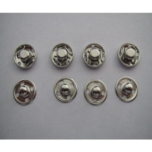 Free shipping 12mm snap button plating silver color brass fastener brass button high grade fashion brass button 100set