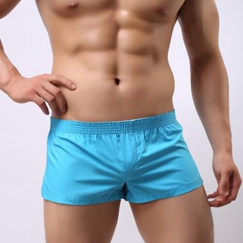 Men Hot arrow quick dry boxer underwear Beach Shorts Sports Suits Surf Board running gym Home shorts