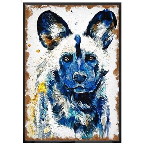 Color Animal Cape Hunting Dog Full Square Drill 5D Diamond Painting by diy hand Embroidery 3d Cross Stitch Mosaic art N1269