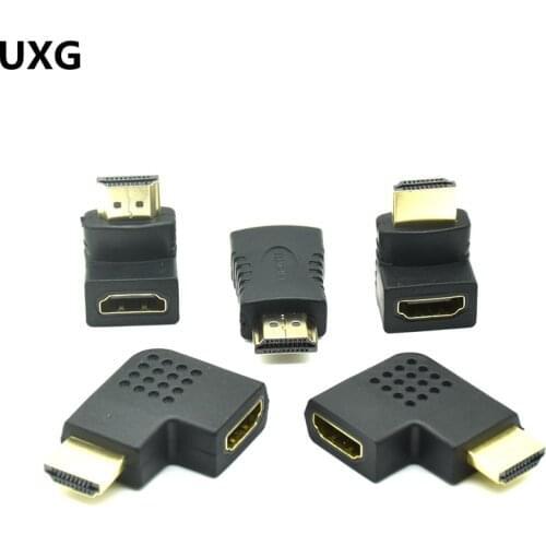 HDMI-compatible Male To HD-Female Adapter Converter Extender Up Down Right Left Angle For 1080P HDTV PC HD Extend Adapter