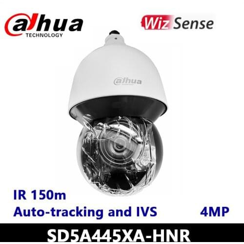 Dahua 4MP 45x Starlight IR WizSense Network PTZ Camera SD5A445XA-HNR IR 150m Auto-tracking and IVS PoE+ IP67 , IK10