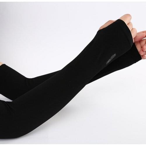 Ice Silk Sunscreen Cuff Summer Sunscreen Cuff Riding Cool Sleeves Outdoor Sports Travel Breathable Sun UV Protection