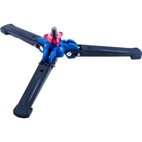 Manbily M-2 Monopod Holder Stand Tripod Base Feet Support 3/8'' Thread Post Foldable Rotation Pan Video Ball Head Mount Load