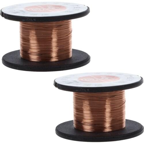 5m 0.1MM Copper Soldering Solder Enamelled Reel Wire Roll Connecting