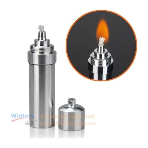 Metal screw-mount mini alcohol lamp