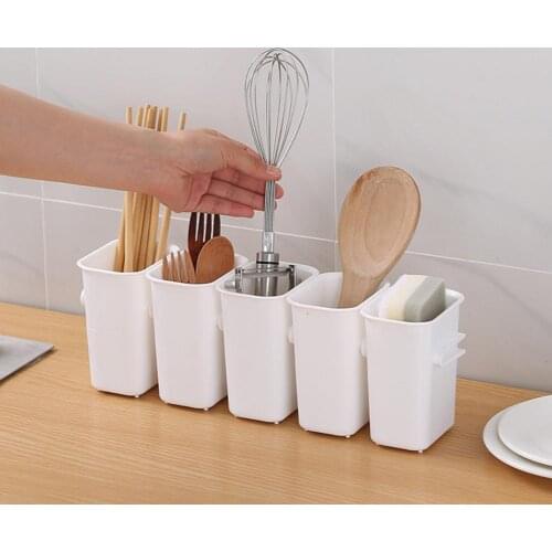 Multifunctional spoon and fork chopsticks storage box tableware drain rack kitchen storage rack towel storage box for kitchen
