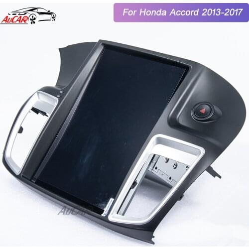 Aucar Tesla Android 9 multimidia car radio gps navigation for Honda Accord 2013-2017 Android 9 1 din autoradio stereo player