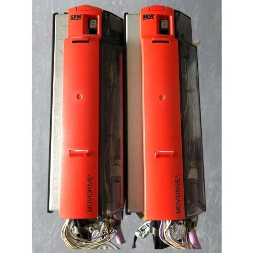 SEW SERVO DRIVER MDX61B0014-5A3-4-00 WITH A COMMUMICATION CARD DER11B DIO11B USED GOOD IN CONDITION
