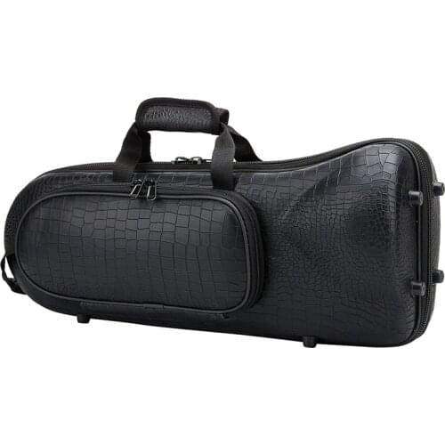 Professional Trumpet Bag Oxford with Soft Cotton Bag Hard Foam Case Lightweight Design for Brass Instrument