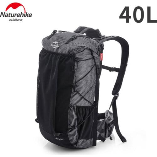 Naturehike New Outdoor Bag 40L+5L Ultralight 420D Nylon Waterproof Climbing Backpack Sports Bag Outdoor Hiking Travel Backpack
