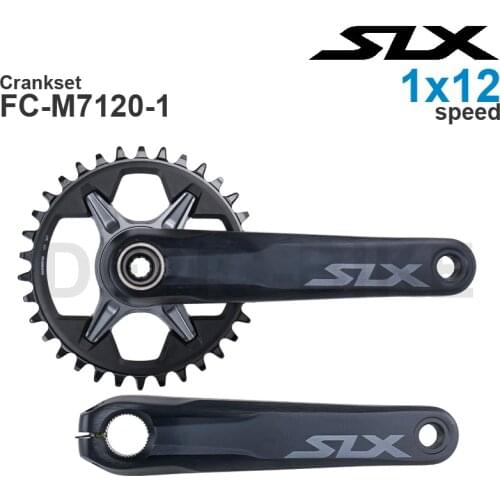 Shimano SLX M7100 1x12v Crankset HOLLOWTECH II - MTB Crankset - 172 mm Q-Factor - 1x12-speed 30T 32T 34T Original parts
