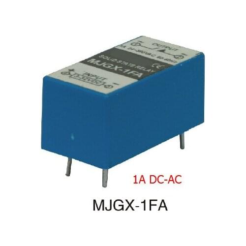 PCB TYPE AC solid state relay 1a pcb ssr small type input 3-32vdc, output 380VAC, mould :MJGX-1FA free shipping