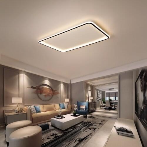Ultra-thin living room lamp simple modern study bedroom lamp Nordic home room hall led ceiling lamp