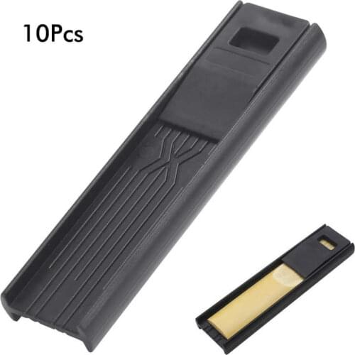 10Pcs Clarinet Saxophone Reed Clip Black Plastic Alto Reed Clip High Hardness Saxophone Clarinet Reed Clip Clarinet Accessories