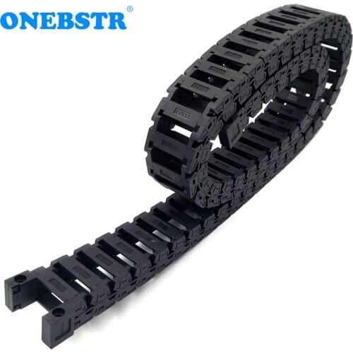 1 Meter S13x25 Drag Chain Wire Carrier Cable High-Speed Mute Engineering Tanks Towline Open On Both Sides