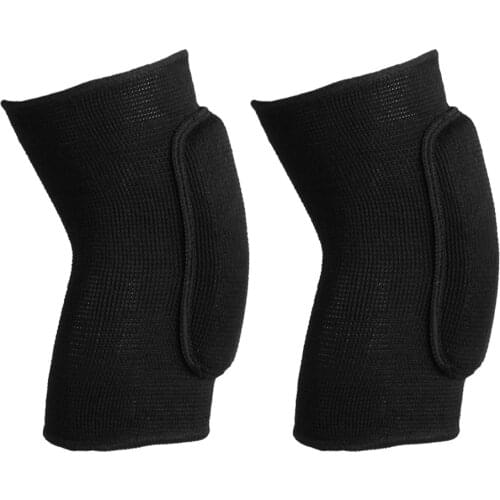 1pair Elastic Elbow Knee Support Sports Knitted Sponge Protectors Elbow Pad