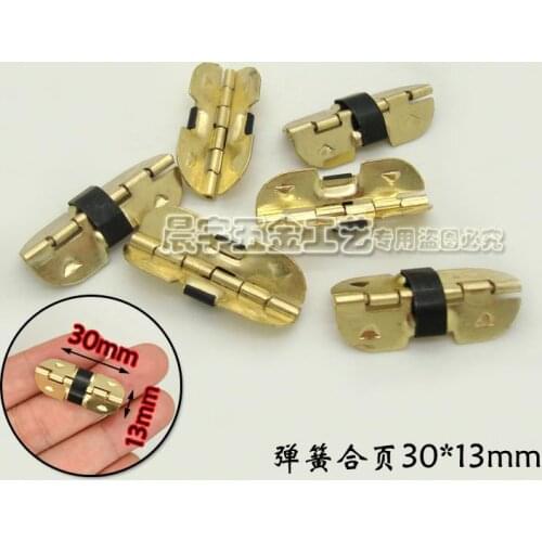 30 * 13mm Spring Hinge Gift box jewelry box luggage accessories Iron hinge spring Hinge Wholesale