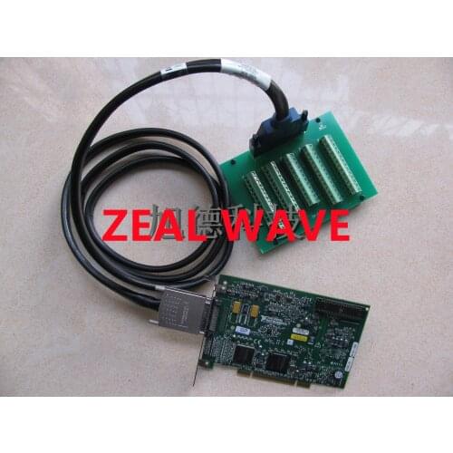 Used NI PCI-6221 Capture Card Set PCI-6221 SHC68-68-EPM CB-68LP