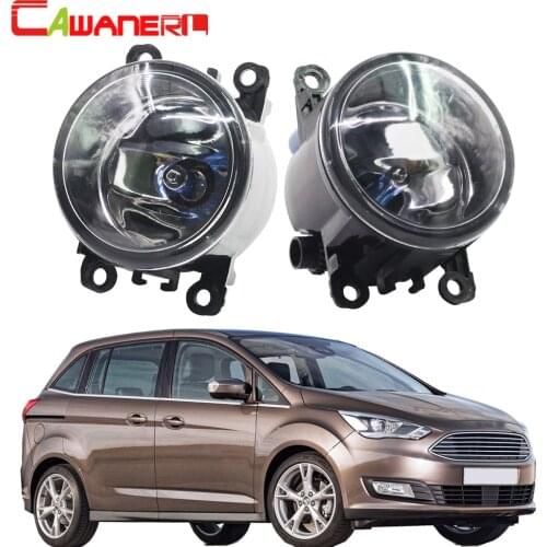Cawanerl For Ford Grand C-Max MPV 2010-2015 100W H11 Car Accessories Halogen Fog Light Daytime Running Lamp DRL 12V 1 Pair