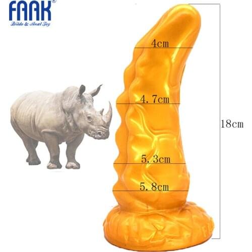FAAK Animal Dildo Realistic Dildos with Suction Fake Penis Enough Sex Products for Man Women Sex Store Sex Tools for Females