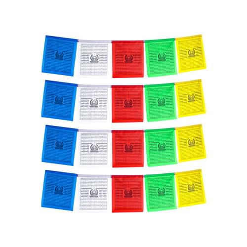 8M 25 flag 30x35 cm Colorful Kong Kim Mantra Prayer Senki Wind Horse Buddhist Ceremony Flag Tibet Lung Ta flag