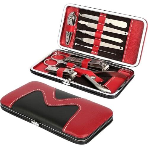 Nail Clippers Tool Steel Professional Nail Cutter Pedicure Dead Skin Scissors Multifunction Nail Scissors Grooming Manicure Set