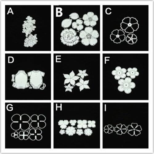 Flower Leaves Clothes Metal Cutting Dies 2021 New Diy Die Molds Scrapbooking Paper Making Die Cuts Crafts