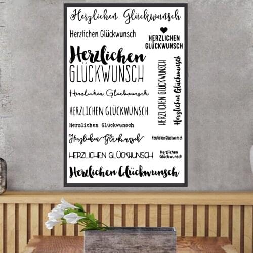 German DIY Silicone Clear Stamp Cling Seal Scrapbook Embossing Album Decor Craft