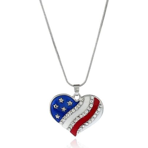 Newest Alloy Peach Heart Pentagram Pendant Necklace ,5pcs/pack