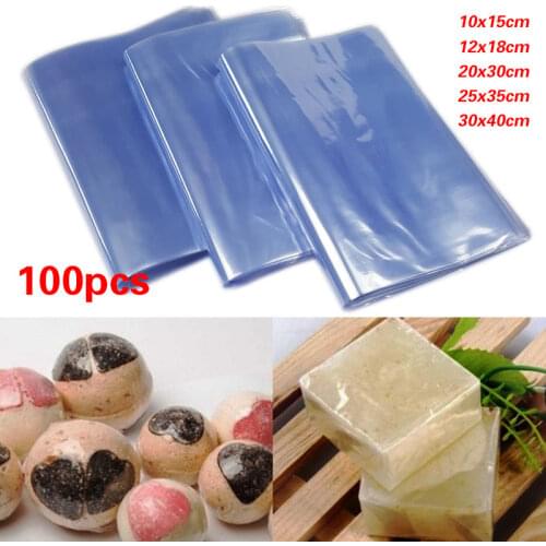 100PCS Heat Shrinkable Film Transparent Sealing Film Dustproof Anti-Oxidation Hot Shrink Film Home Shoes Pack Storage Bag