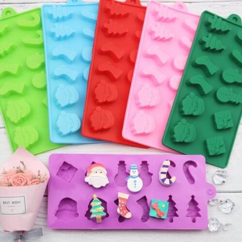 Christmas Tree Chocolate Party DIY Fondant Cake Candy Baking Cooking Cake Decorating Tool