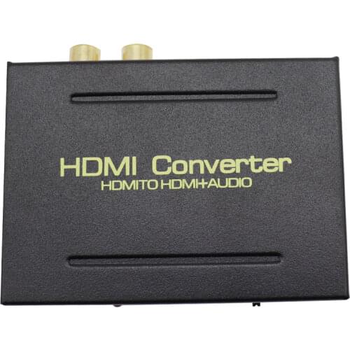Support 5.1CH Format Output HDMI Audio Splitter Audio Extractor Converter to HDMI-compatible SPDIF Optical RCA Adapter