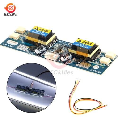4 Lamp Universal CCFL Inverter LCD laptop Monitor Module 10-30V high-voltage board for Laptop 15-22 Inch LCD Display Widescreen