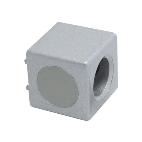 10PCS/LOT Aluminum 2020 2 Holes External Bracket 2 Way Angle Connection Rectangular Box Aluminum Profiles Accessories 2020