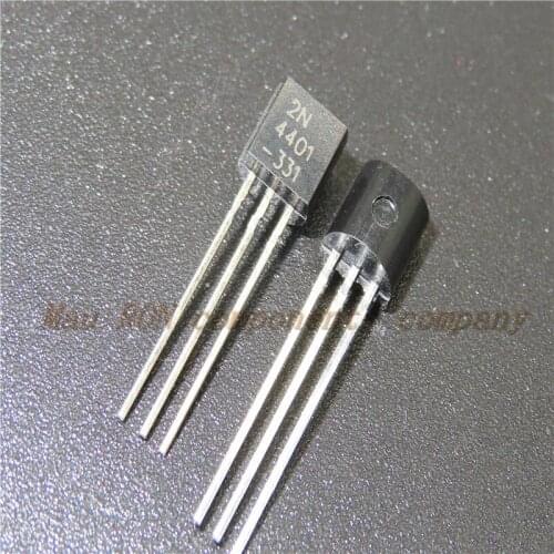 20PCS/LOT 2N4401 TO92 TO-92 Bipolar Transistors - BJT NPN New original In Stock