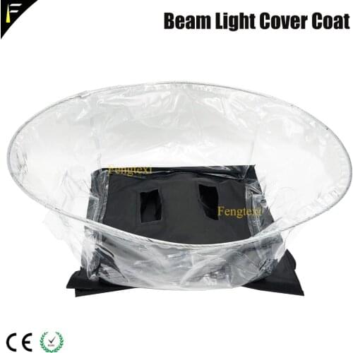 20x Moving Light Rain Cover Hood Thicken Crystal Plastic Rain Snow Coat Beam R5/7R/260 Outdoor Stage Light Efficacy Not Affected