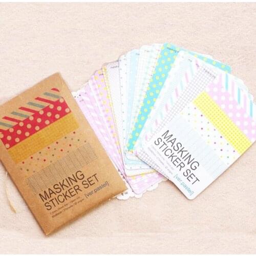 27sheets/pack Cute Colorful Sticker Set Multifunction DIY Paper Sticker Sign post Gift Label Office school supplies G186