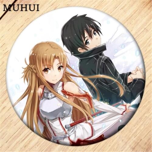 Free Shipping Anime Sword Art Online Brooch Boys girls Cosplay Badges For Clothes Backpack Decoration Pin Jewelry B034