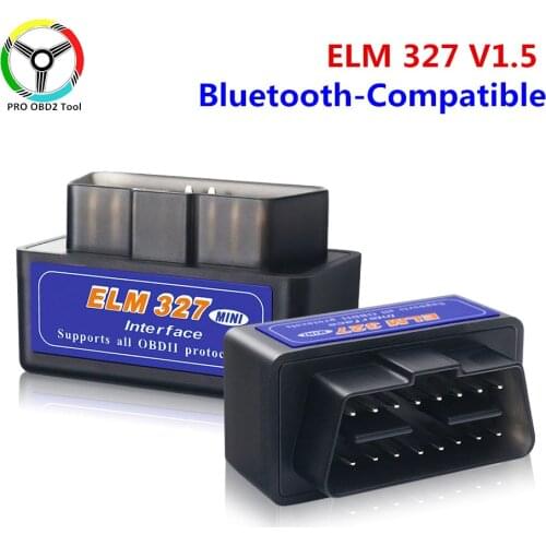 ELM 327 V1.5 PIC18F25K80 Chip BT OBD2 Code Reader Elm327 Bluetooth Auto Diagnostic Tool OBDII for Android/IOS/Windows/PC