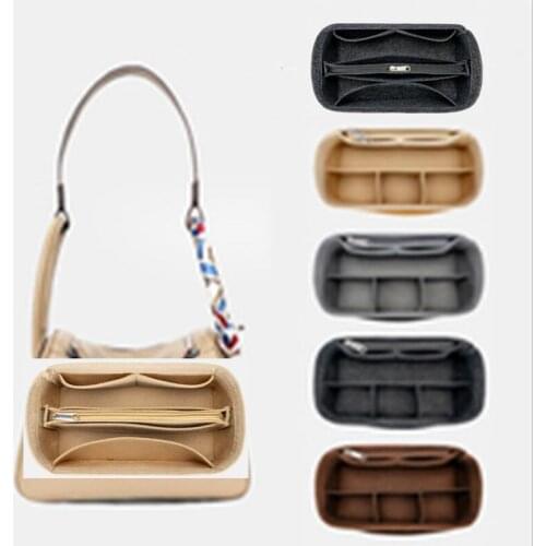 For H LINDY 26 30 34 Felt Insert Bag Organizer Makeup Handbag Organizer Travel Inner Portable Cosmetic Original Organize Bags