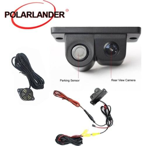 Best selling Reverse camera LCD Car SUV Parking Radar & Rear View night vision Backup Camera Kit 120 degree
