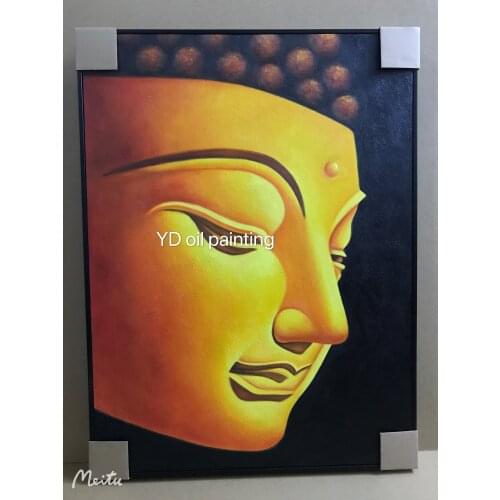 Good Quality Buddha Buddhism Handmade Oil Painting Living Bedroom Restaurant Decoration Picture Wall Art Handmade Oil Painting