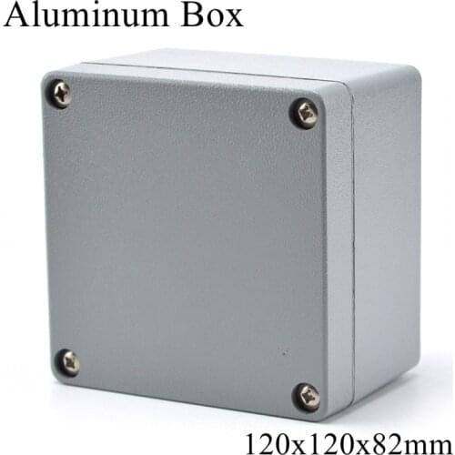 FA60 120x120x82mm IP65 Waterproof Aluminum Junction Box Electronic Terminal Sealed Diecast Metal Enclosure Case Connector