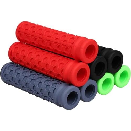 GUB Silicone Rubber Gel Grips Set MTB Road Bike Anti-slip Silica Gel Handlebar With Plastic Bar Plug Soft Handlebar
